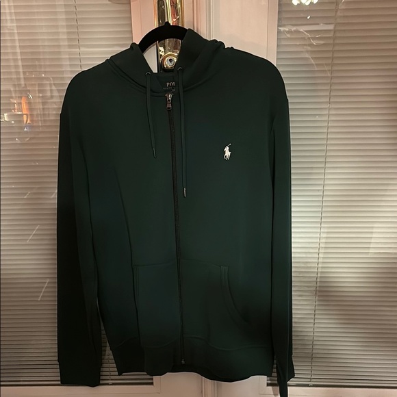 Polo by Ralph Lauren Green Zip Up Perfomance Hoodie